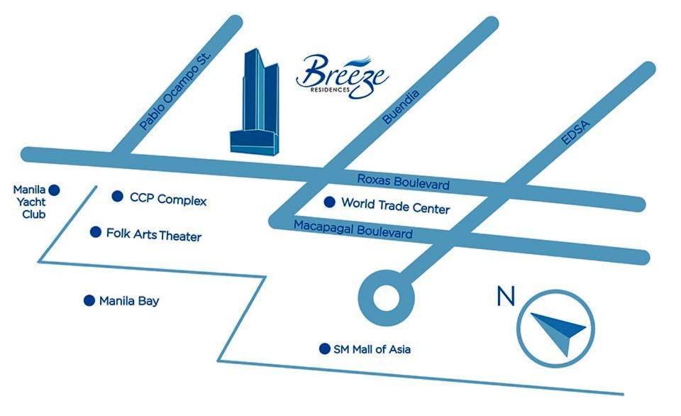 Studio Condo Manila By The Bay Roxas Blvd Near Us Embassy מראה חיצוני תמונה